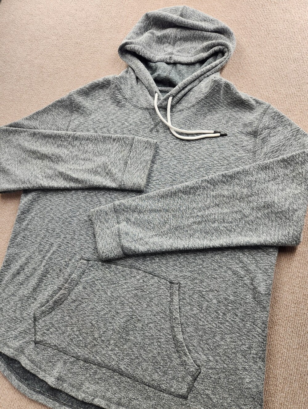 Levi's Men's XL Gray Lightweight Pullover Hoodie Drawstring Kangaroo Pocket